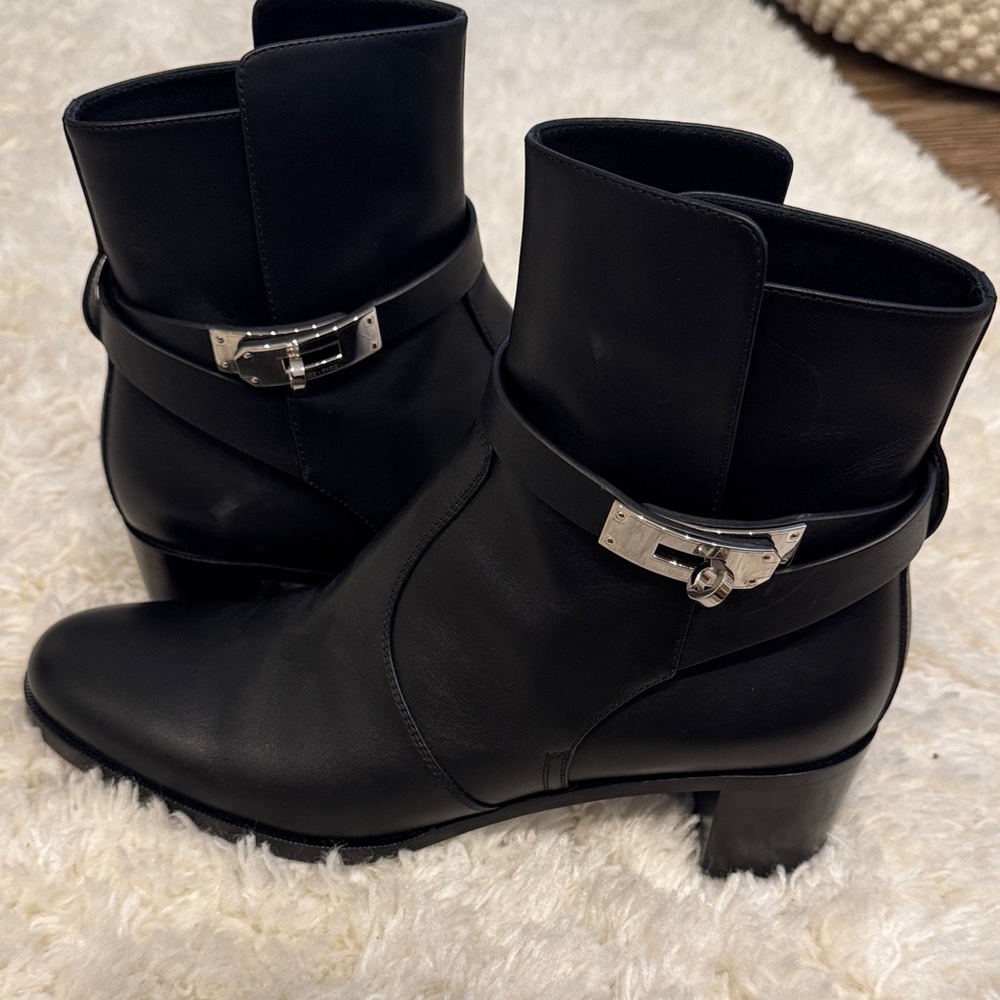 Authentic Hermes Frenchie 50 Ankle Boots